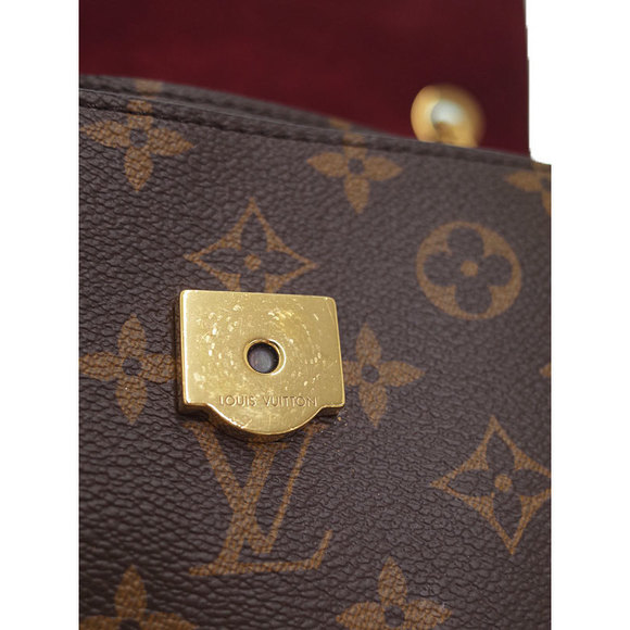 Louis Vuitton Monogram Passy chain Shoulder Bag Bordeaux - Picture 4 of 9